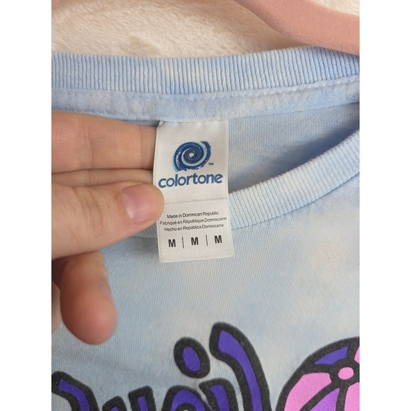 Colortone Tie Dye T Shirt Learn 2 Swim Seal Beach Graphic Tee - Picture 2 of 2